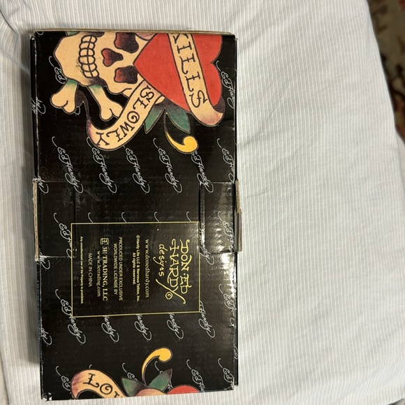 Ed Hardy 2FL.OZ flared shooters -set  of four. NWOT - Picture 5 of 6